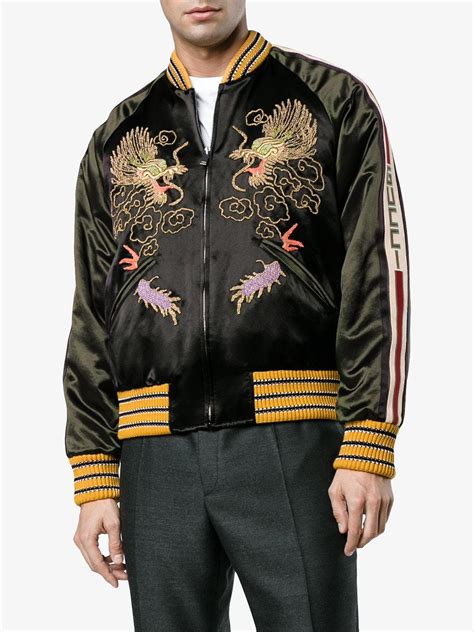 bomber gucci uomo tigri|Mens Gucci Bomber Jackets .